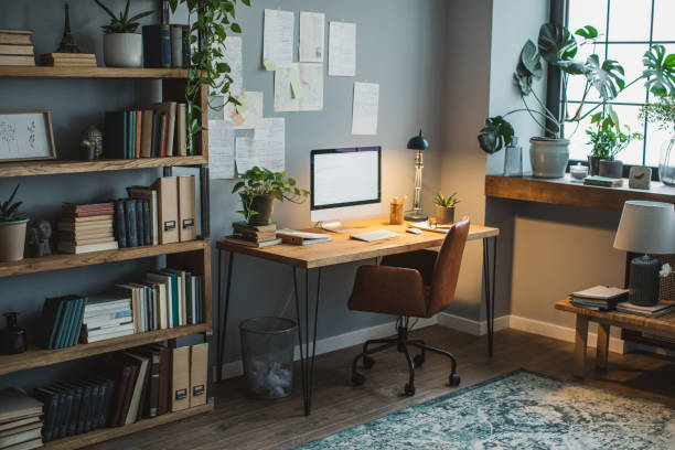 Modern office at home.